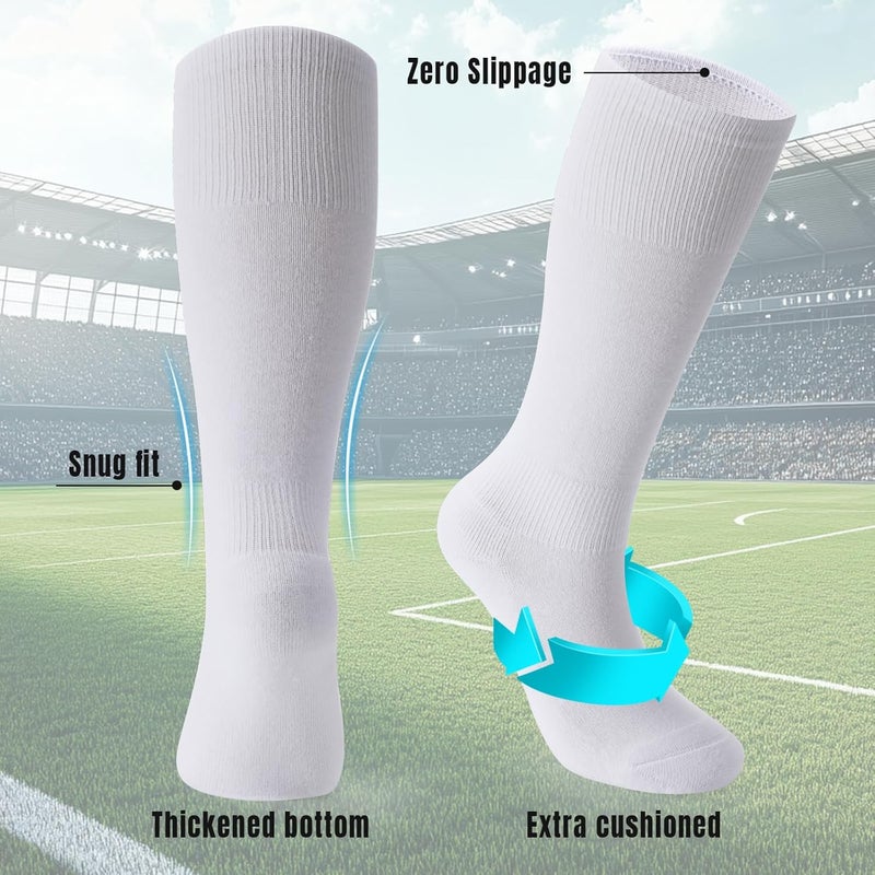 Werforu Baseball Socks and Non-Metal Nickel-Free Belt-Adjustable Belt with Non-allergic Plastic Buckle Softball Socks for kid - Image 4